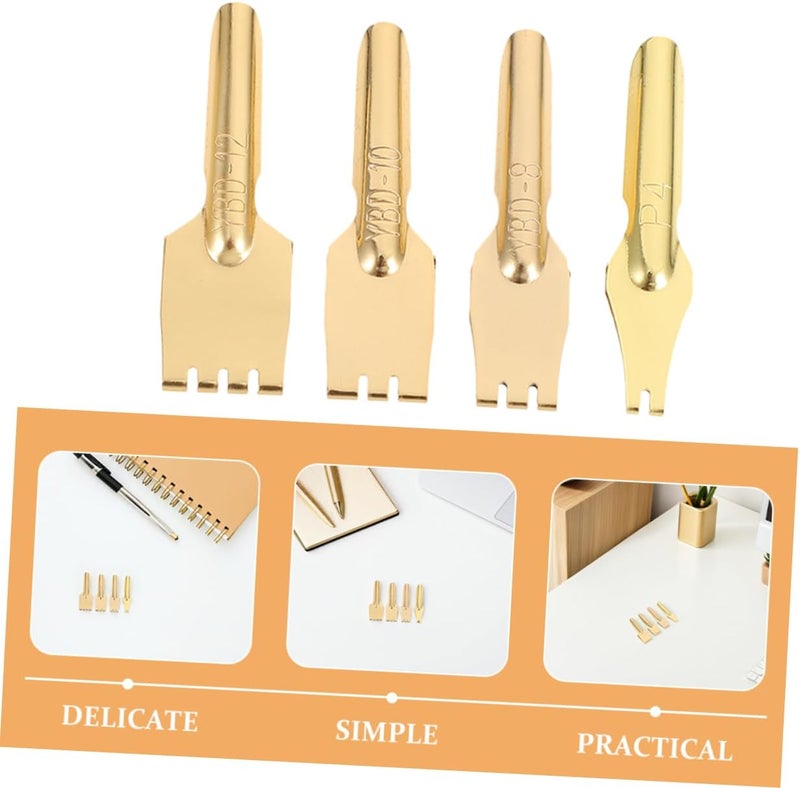 4pcs Flat Tip Fountain Pen Set for Tibetan Calligraphy and Art Creative Writing Tools for Artists for Drawing and Daily Use - Image 3