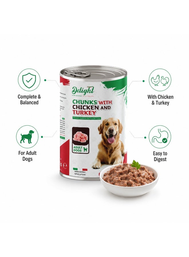 Delight Dog Chunks With Chicken And Turkey - Image 2