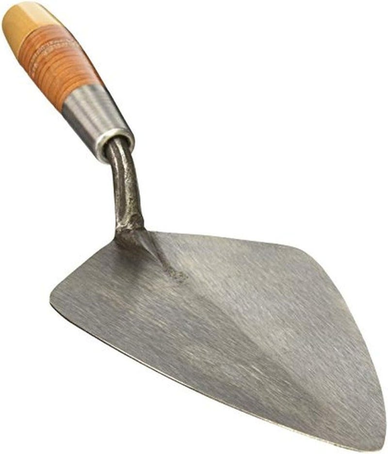 Kraft Tool RO312-10 10" Wide London Brick Trowel w/Leather Handle - Image 3