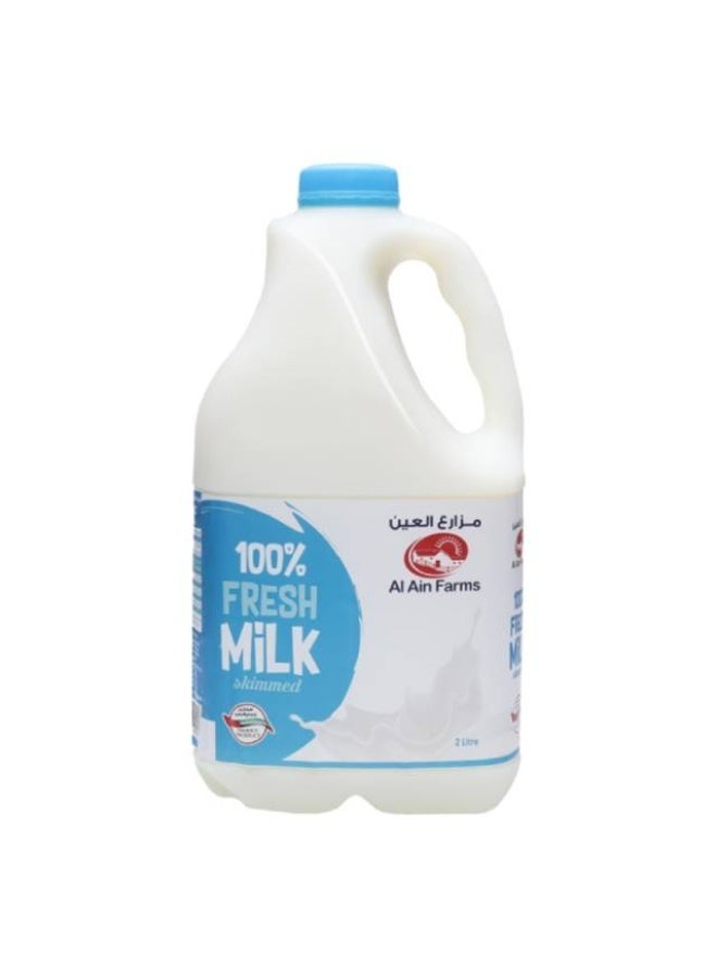 Al Ain Skimmed Milk, 2 Litres, UAE