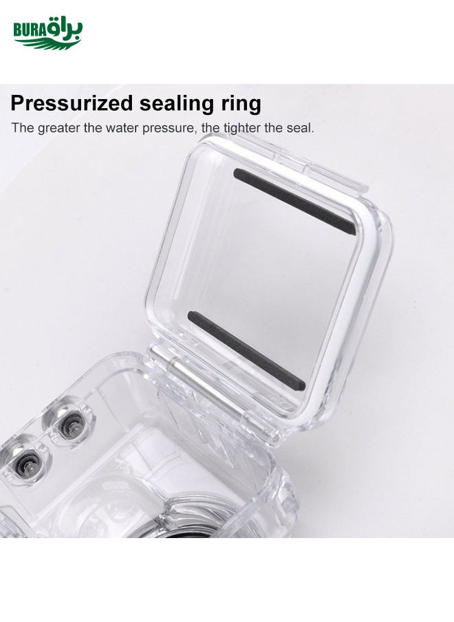 BURAQ For Insta360 GO 3 Underwater Waterproof Housing Case with Touch Back Cover  - Image 4