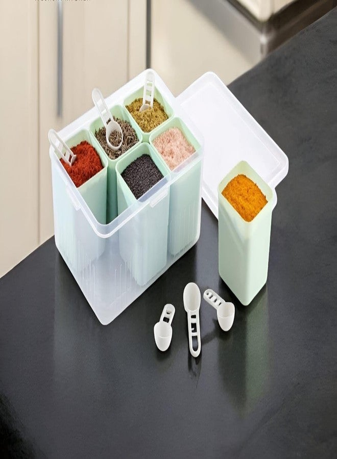 Joystick 6-in-1 Masala Dabba | Multipurpose Masala Container & Spice Box | Durable & Stylish Spices Container for Kitchen | Perfect for Indian Cooking & Storage Needs - Image 2