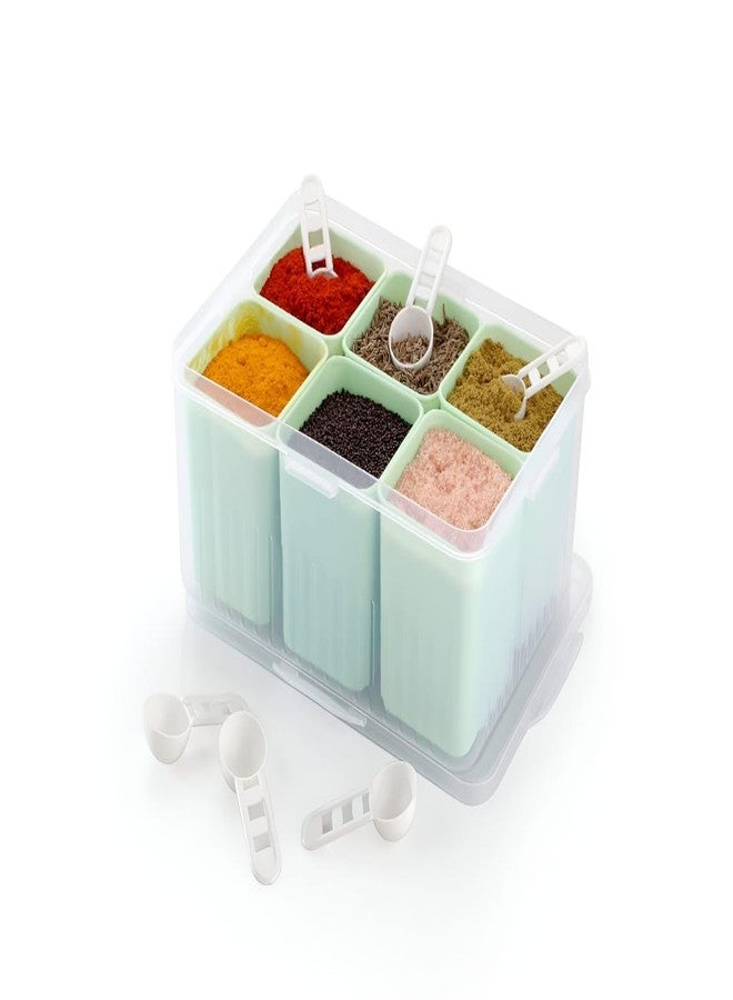 Joystick 6-in-1 Masala Dabba | Multipurpose Masala Container & Spice Box | Durable & Stylish Spices Container for Kitchen | Perfect for Indian Cooking & Storage Needs - Image 1