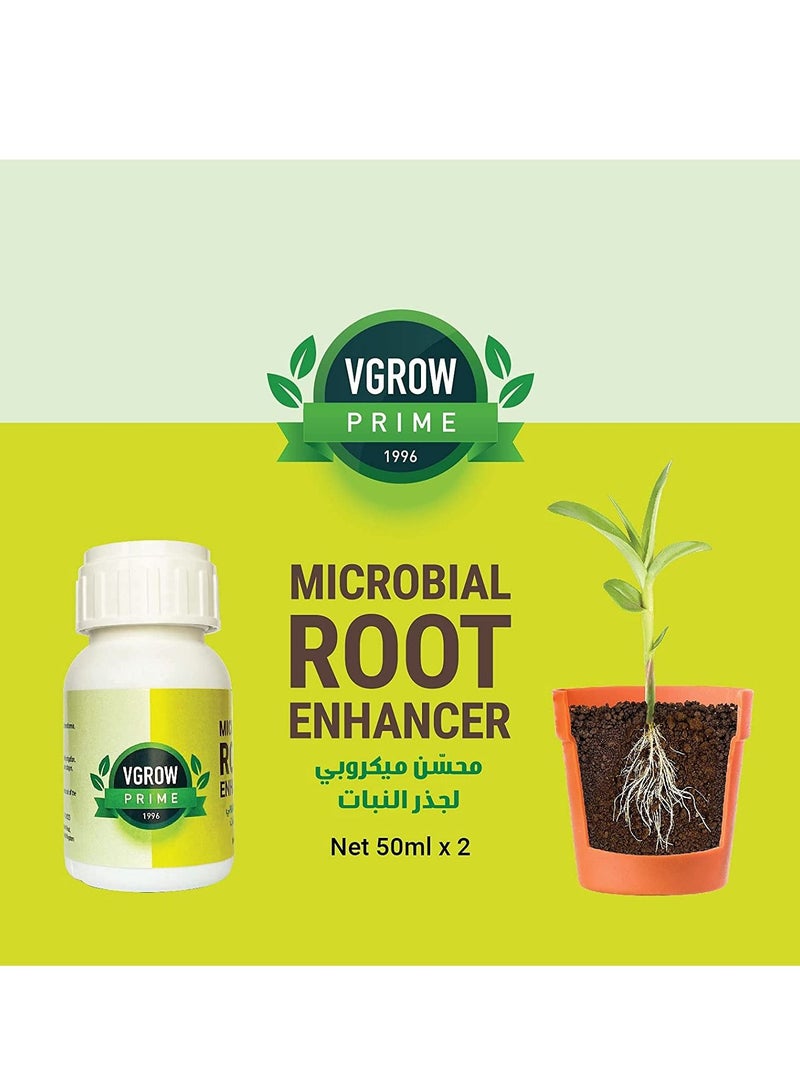 Vgrow Prime Microbial Root Enhancer Active Organic Formula for Boosting Plant Growth