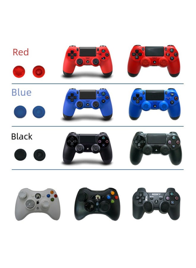 Silicone Cap For Ps5/ps3/ps4/xbox360/one Game Controller Joystick Mushroom Head Protective Cover Button Silicone Cap-Product Color:Clear  - Image 2