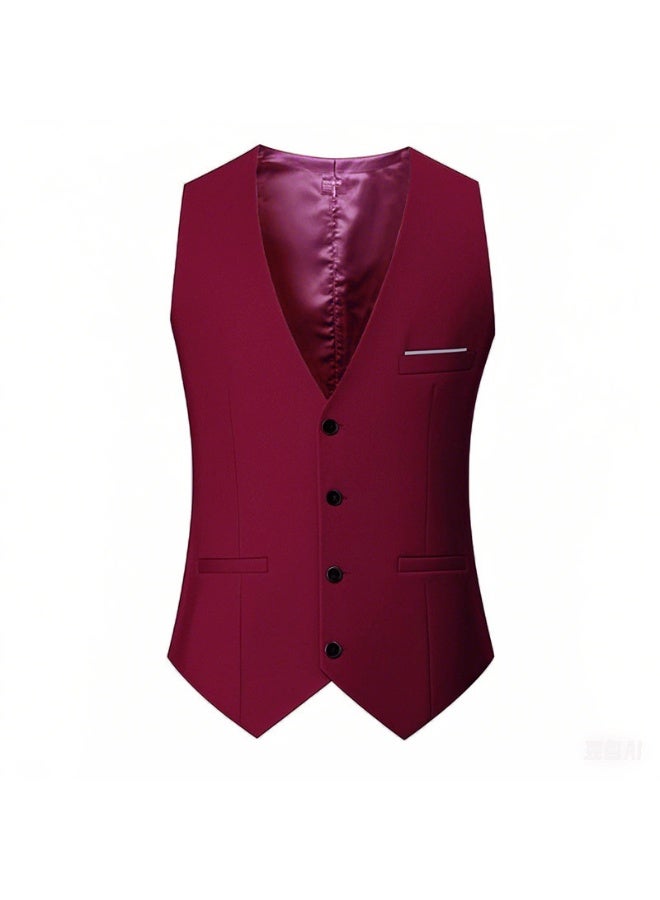 Shougu New Fashionable Casual Men's Suit Vest - Image 1