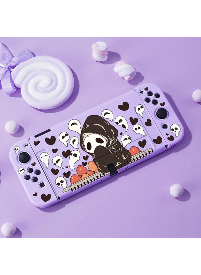 Nintendo Switch Protective Case Halloween Skull Nsoled Split Silicone Soft Handle Swich Hard Case 
