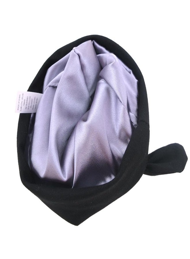 Sugarmelon Silky Satin Lined Newborn Hat Hair Care Knot Beanie Hats for Infant Baby Boys Girls Caps 0-6 Months (0-6M Black) - Image 5