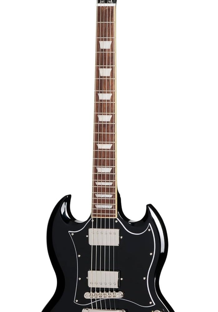 Epiphone SG Standard Electric Guitar in Ebony with Gig Bag - Image 1