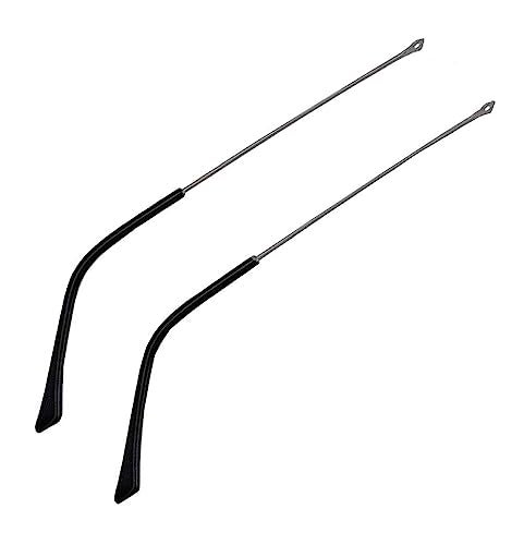 ZEALMAX 1 Pair Metal Frame Arms Legs Replacement Temple Arm for Eyewear Eyeglasses, Grey - Image 1