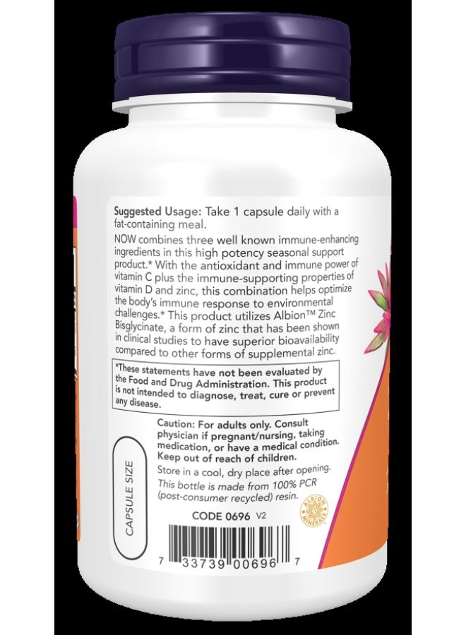 now C-1000 +Zinc+D-3 100 Vcaps - Image 3