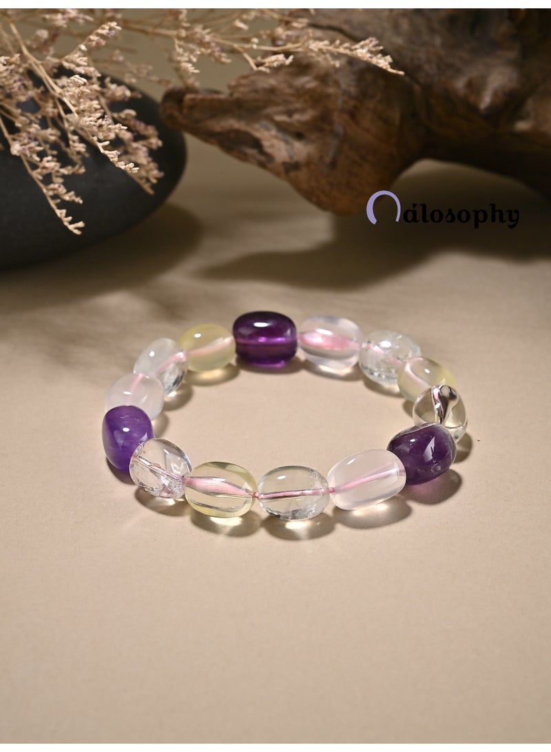 Nailosophy Harmonic Journey Gemstone Bracelet: A Symphony of Balance & Protection - Image 2