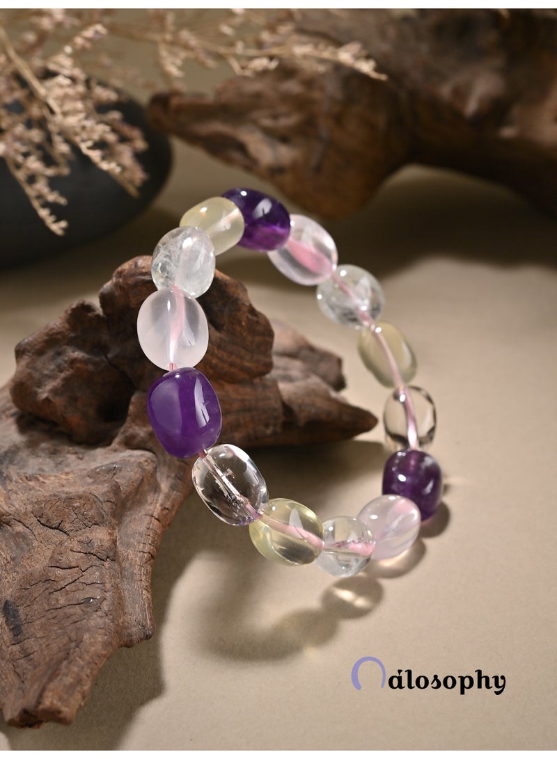 Nailosophy Harmonic Journey Gemstone Bracelet: A Symphony of Balance & Protection - Image 1