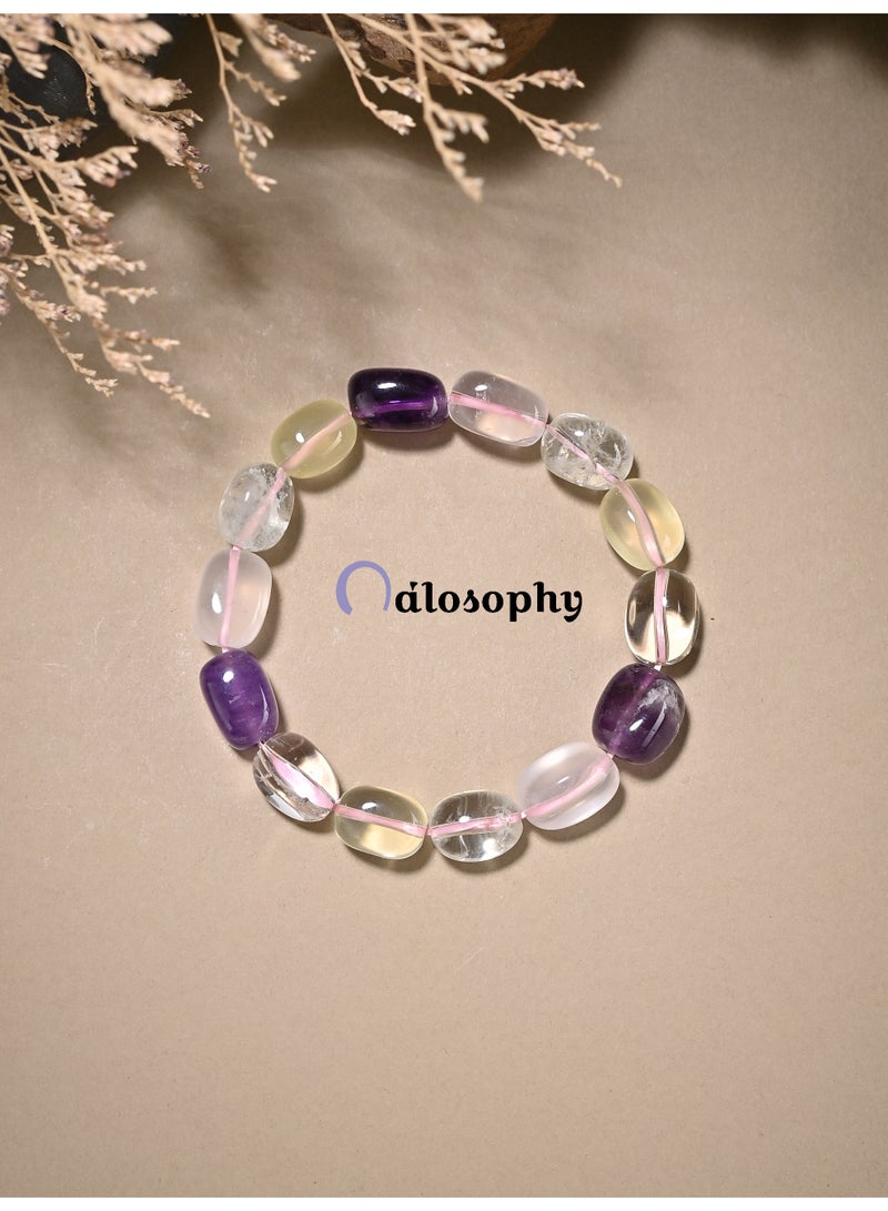 Nailosophy Harmonic Journey Gemstone Bracelet: A Symphony of Balance & Protection - Image 3