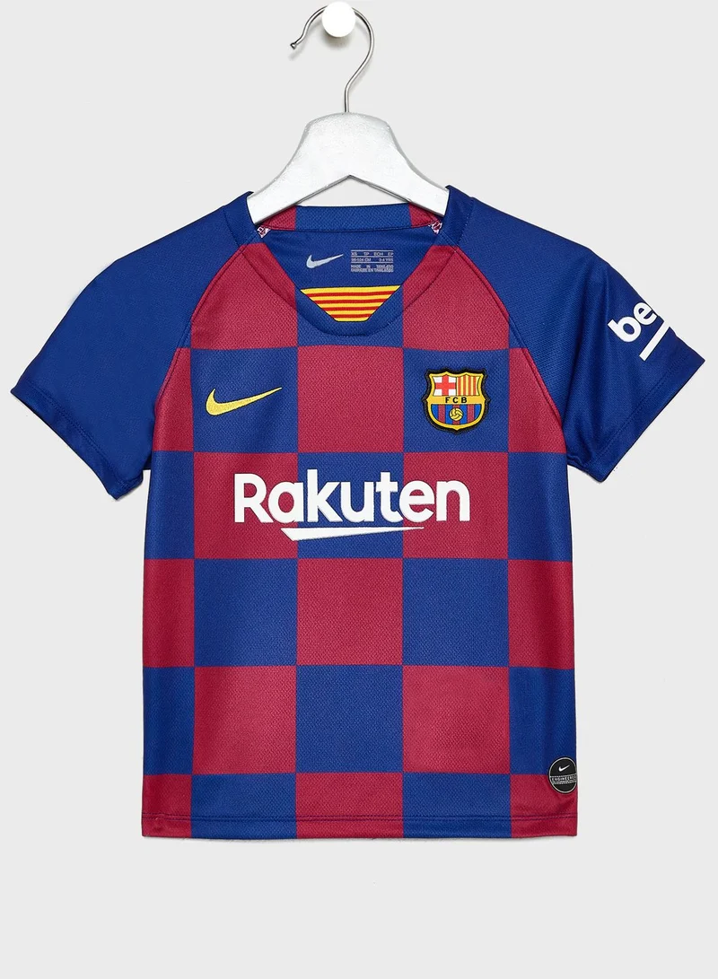 Nike Kids FC Barcelona 19/20 Home Set