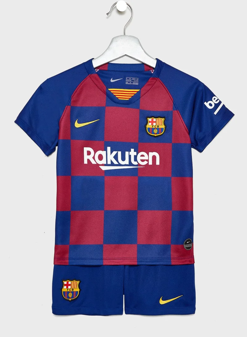Nike Kids FC Barcelona 19/20 Home Set