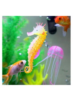 Generic 3Pcs Aquarium Ornament Glowing Floating Effect Artificial Sea Horse for Fish Tank Decoration  - Image 5