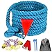 DHXGON 40 Feet Tug of War Rope for Kids and Adults Outdoor Games Summer Outdoors Yard Backyard Camping Lawn for Field Day Family Reunion Birthday Party Team Building Activities Carnival - Image 2