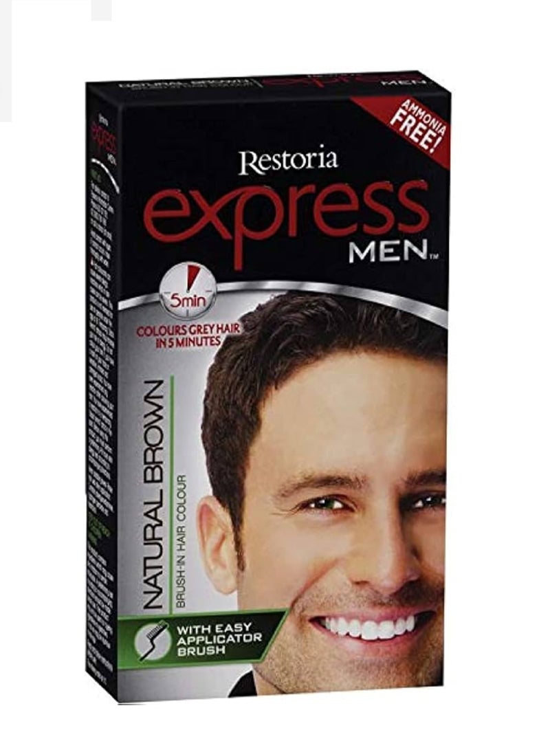 RESTORIA EXPRESS MEN NATURAL BROWN