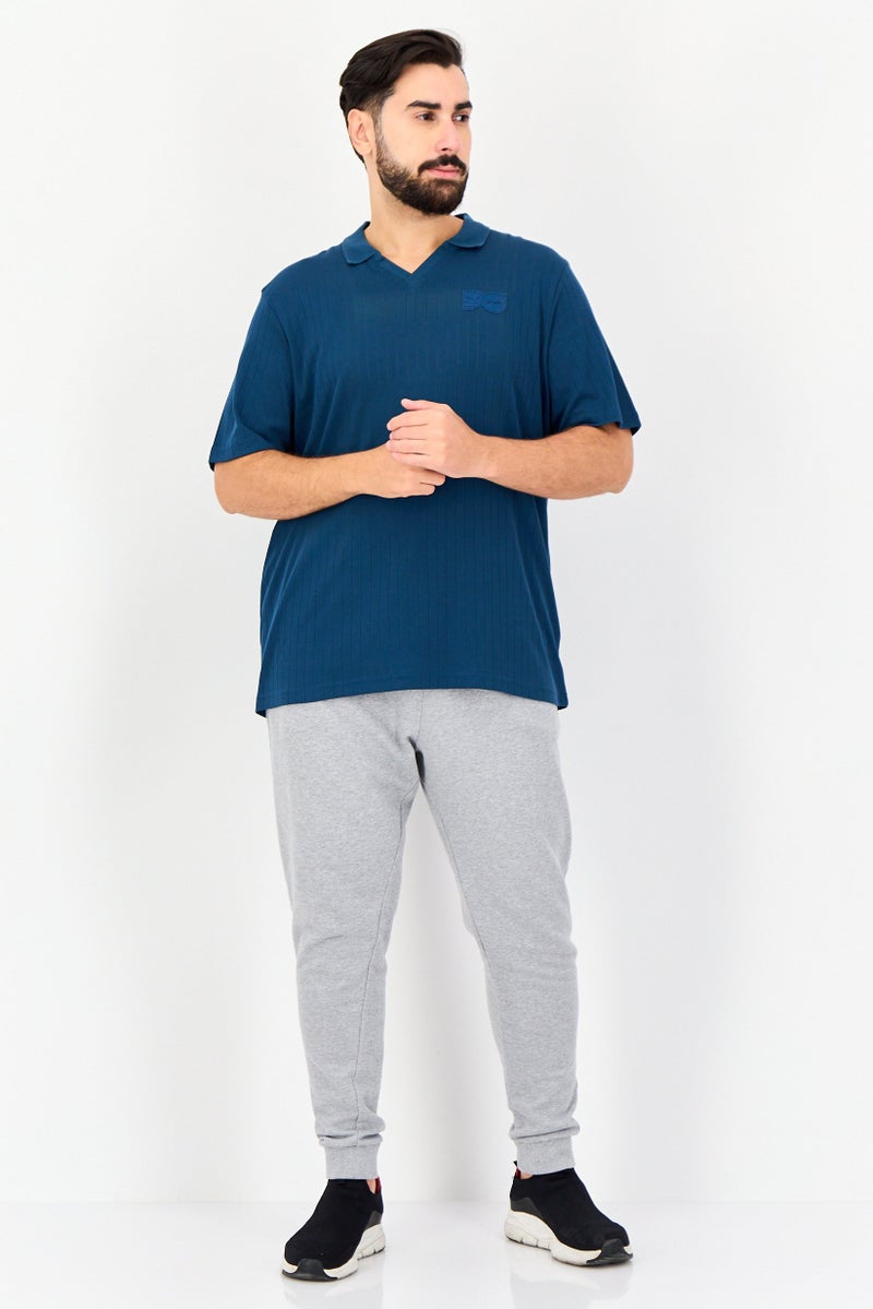 Puma x One8 Men Sportswear Fit Short Sleeves Outdoor Polo Shirt, Dark Teal Blue - Image 4