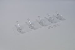 Afili Home Transparent 5-Piece Self-Adhesive Wall Hanger - Bathroom, Kitchen Organizer Hanger - Practical Hanger  - Image 4