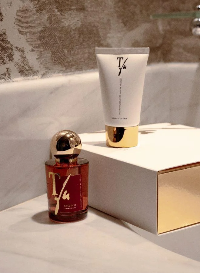 Teatro Giftbox Beauty Rose Oud EDP 50ml + Velvel Cream 75ml