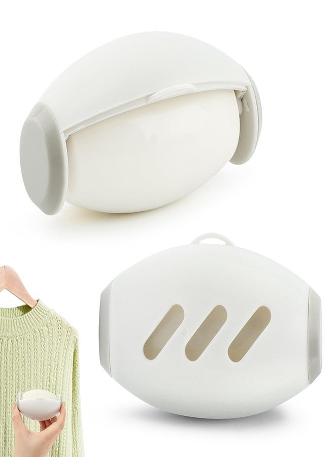 Ranjaner 2 Pcs Reusable Lint Roller for Pet Hair, Portable Mini Lint Roller for Clothes, Washable Gel Lints Remover Tool Extra Sticky Cleaner for Clothes Sofas Hair Debris Dust (Color:White) - Image 1