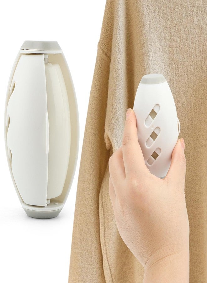 Ranjaner 2 Pcs Reusable Lint Roller for Pet Hair, Portable Mini Lint Roller for Clothes, Washable Gel Lints Remover Tool Extra Sticky Cleaner for Clothes Sofas Hair Debris Dust (Color:White) - Image 3