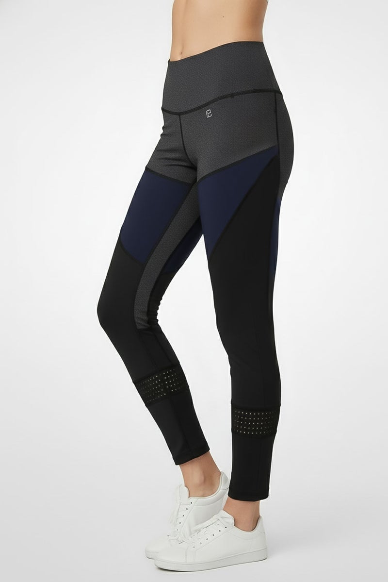 Body Language Women Sportswear Fit Training Leggings, Charcoal - Image 3
