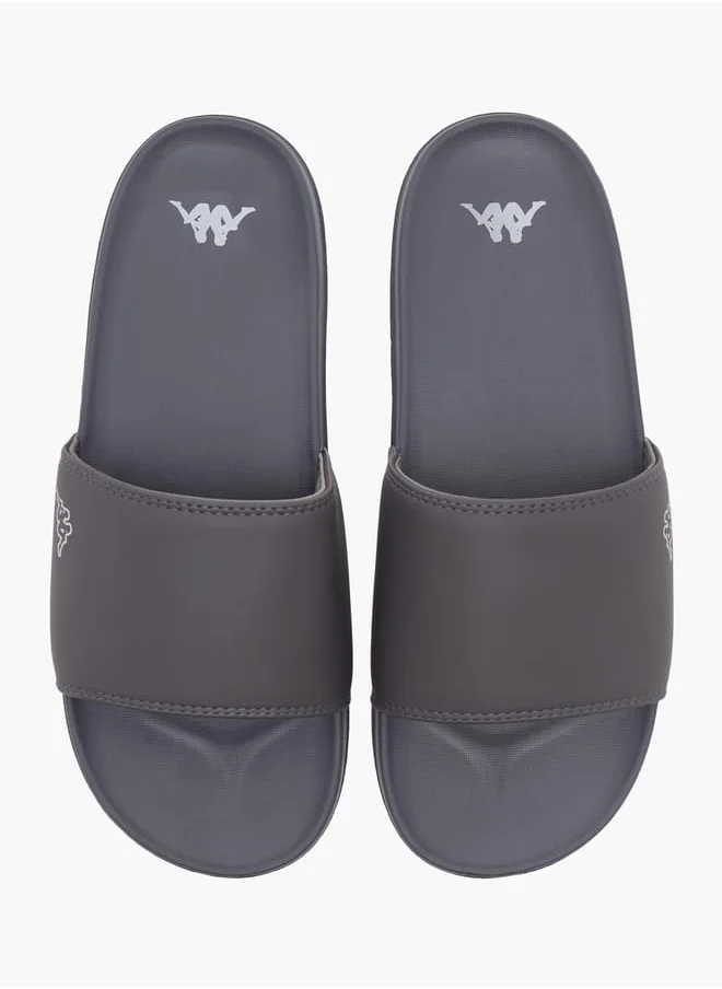 Kappa Mens Logo Detail Slides With Cushioning