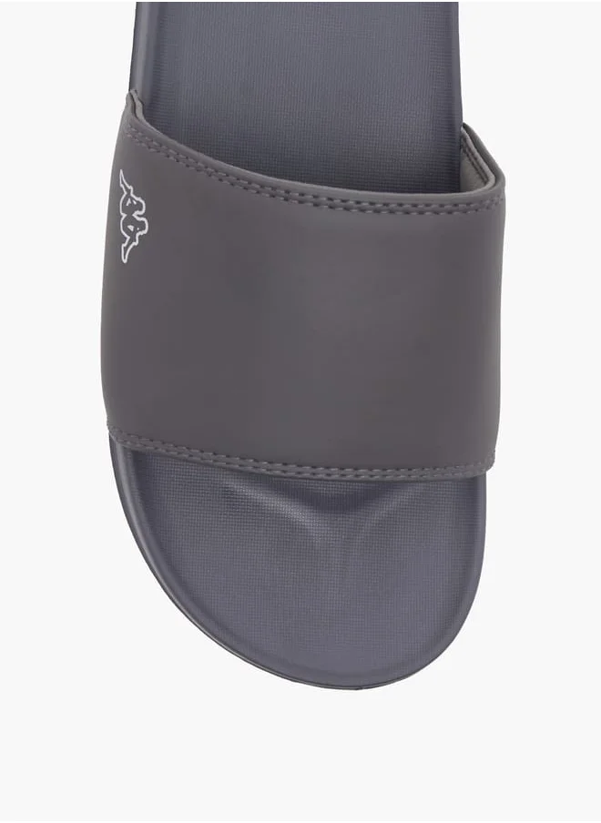 Kappa Mens Logo Detail Slides With Cushioning