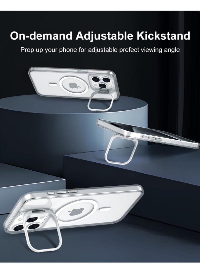 روك بو مناسبة ل iPhone 13 برو ماكس حالة الهاتف متوافق مع Magsafe المدمج في الكاميرا قوس الحلقي الصف العسكري حماية الهاتف المغناطيسي حالة مناسبة ل iPhone 13Pro ماكس حالة الهاتف الكلاسيكية قوس - Image 3