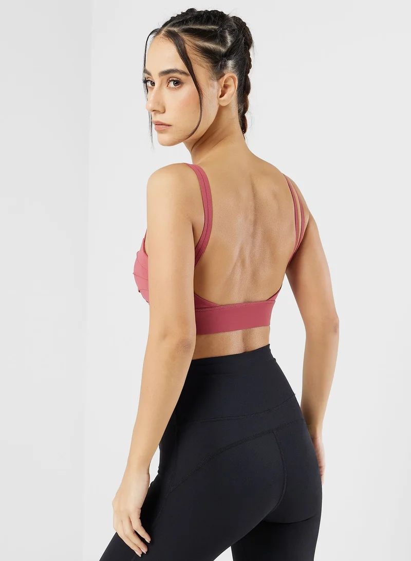 FRWD Strappy Plunge neck Sports Bra