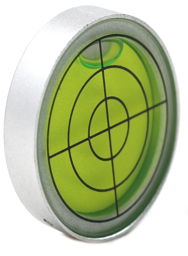 Preamer 1.2" Small Bullseye Bubble Level, Alloy Metal Horizontal Rv Leveling Round Bubble Spirit level for Tripod RV Ball Head, High Accuracy 30' /2mm - Image 1