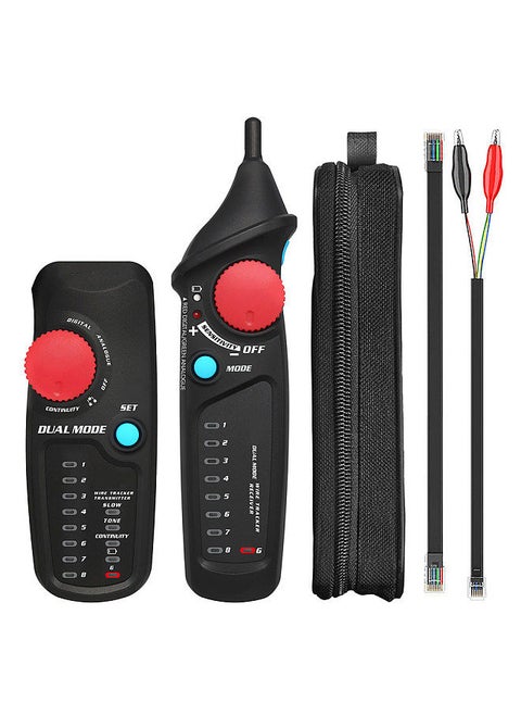 MAXRIENY FWT82 Digital and Analog Dual Mode Network Cable Tracker Wire Toner RJ45 RJ11 Ethernet LAN Tracer Analyzer Detector Line Finder Wire Tracking