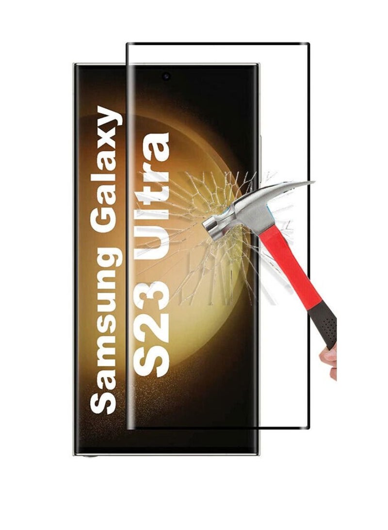 yopah Full Glue Tempered Glass Screen Protector For Samsung Galaxy S23 Ultra - Image 2