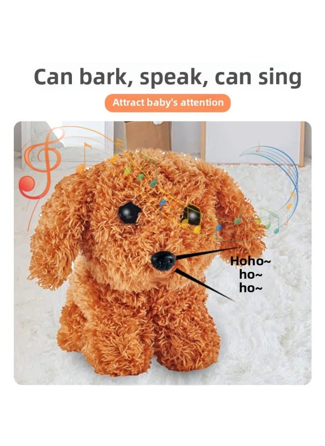 Children's Play House Simulation Electric Plush Puppy Can Talk, Sing, Cute And Pet Doctor Toy-Color:T811-1 Adorable Beautician  - Image 4