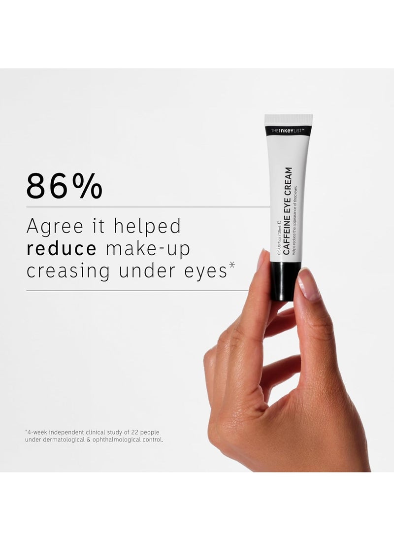 The Inkey List - The INKEY List Caffeine Eye Cream Helps Dark Circles and Tired Eyes 15ml - Image 1