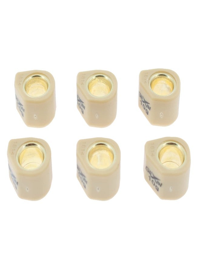 Glixal 18x14mm High Performance Polygon Variator Sliders, Racing Sliding Roller Weights 152QMI 157QMJ GY6 125cc 150cc Scooter Moped ATV (10 Gram) - Image 3