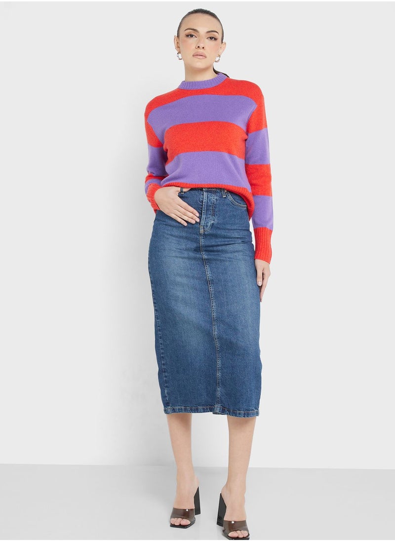 WHISTLES - Color Block Sweater - Image 1