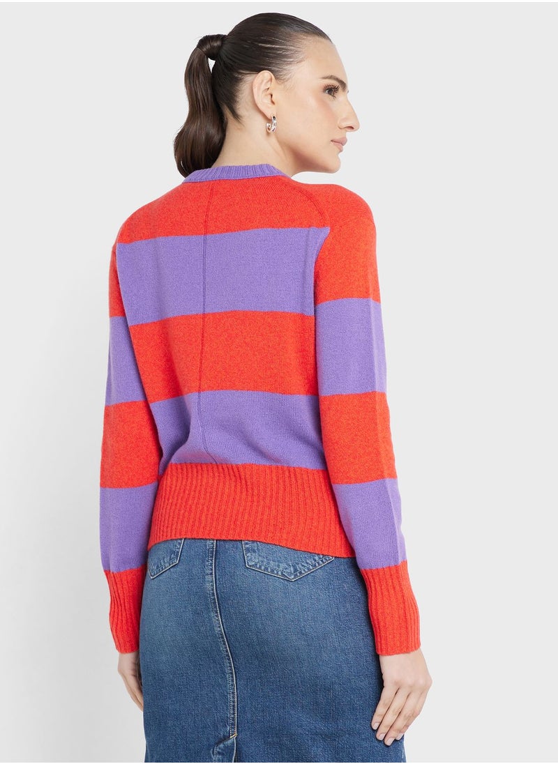 WHISTLES - Color Block Sweater - Image 1