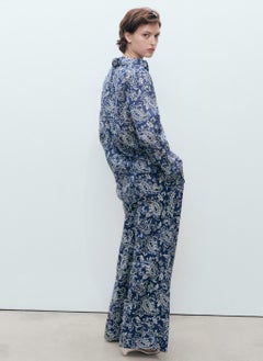 MANGO Casual Printed Cotton Shirt  - Image 2