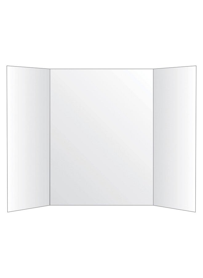 Office Depot 72% Recycled Tri-Fold Corrugate Display Board, 36In. X 48In., White, 26991  - Image 1