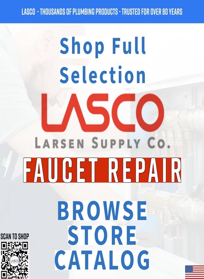 لاسكو LASCO 09-1979 مناسب لمعظم أجهزة تهوية الصنبور ثنائية الخيوط مع محول قياسي ذكر وأنثى، نيكل ساتان - Image 4