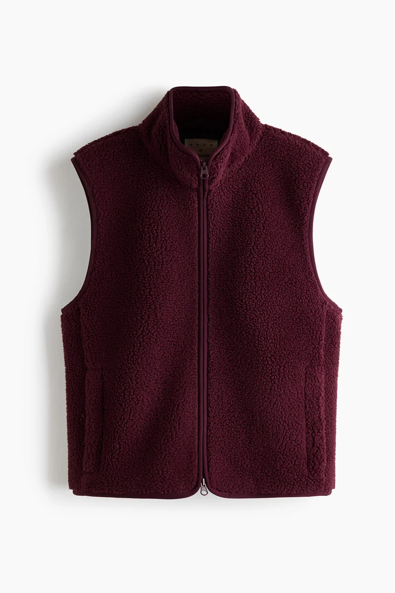 Loose Fit Teddy sports gilet
