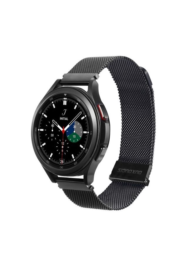 Generic - Replacement Strap DUX DUCIS Milanese Watch Band For Samsung Watch Series 20mm Black - Image 1