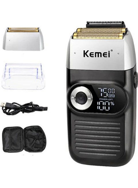 KM-2026 Electric Shaver For Men Black