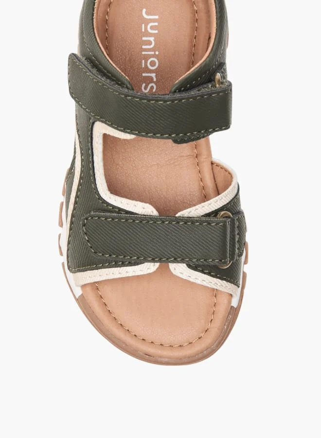 JUNIORS Boys Stitch Detail Floaters With Hook And Loop Closure