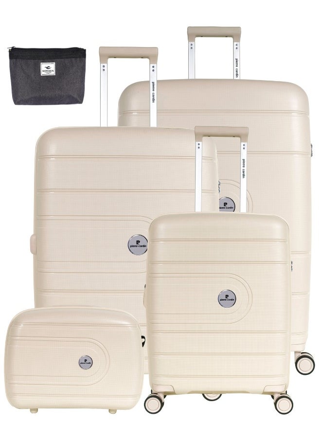 pierre cardin - UNBREAKABLE Luggage Set of 4 - Image 1