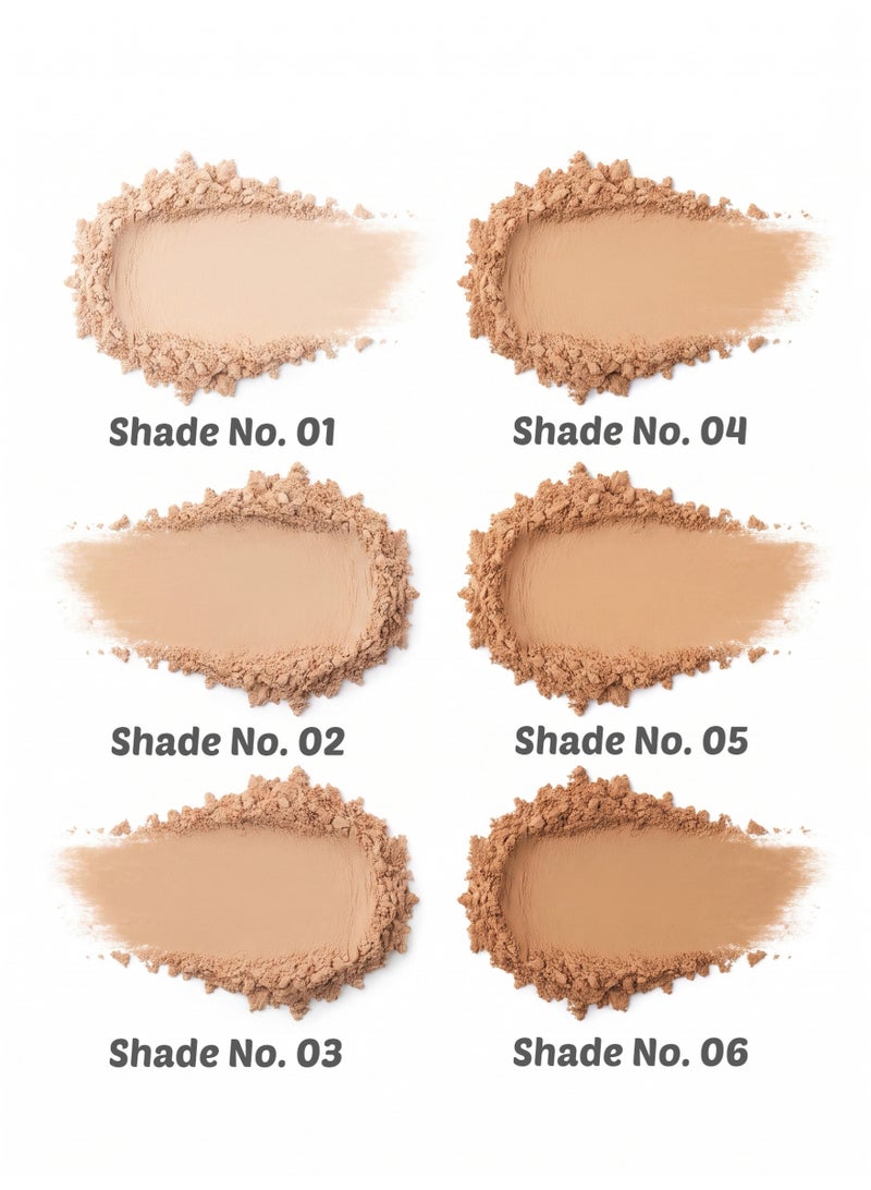 Mn MENOW Menow New 4D Compact Powder with Mirror & Puff, Shade No. 06 - Image 4